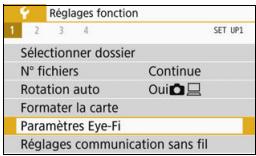 CANON 800D - Insérez une carte Eye-Fi (p. 39). - 1
