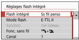 CANON 800D - Prise de vue entièrement automatique avec un flash Speedlite externe et le flash intégré - 2