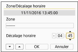 CANON 800D - Réglez le fuseau horaire. - 7