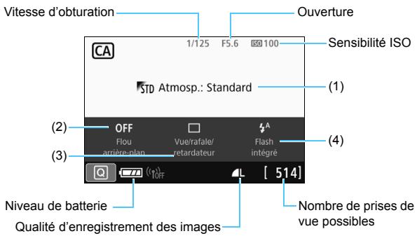 CANON 800D - Prise de vue en mode Créatif auto - 4