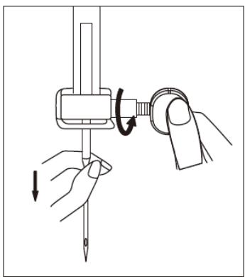 THOMSON CREATION TH20SW - Insertion / Changement de l'aiguille - 2