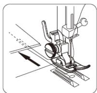 THOMSON CREATION TH20SW - Appliquez une pression régulière sur la pédale pour commencer à coudre. - 3