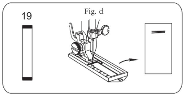 THOMSON CREATION TH20SW - COUTURE D'UN OURLET INVISIBLE - 11