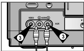 SAMSUNG SV271F - Connectez un apparéil auxiliaire A/V en façade  (SV-675F/SV-671F seulement) - 3
