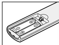 SAMSUNG SV271F - Insérez les piles dans la télécommande - 2
