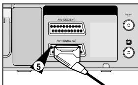 SAMSUNG SV271F - Connectez le magnétoscope au téléviseur - 4
