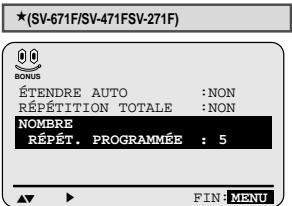 SAMSUNG SV271F - Réglez la lecture en répétition programme - 2