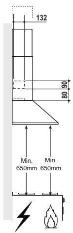FALCON RHMDC110WH - Encombrement - 3