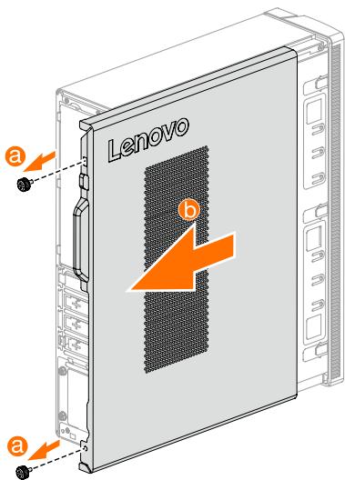 LENOVO 510S-08iRL - Retrait du capot de l'ordinateur - 1