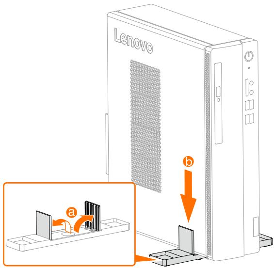 LENOVO 510S-08iRL - Installation du support de l'ordinateur - 1