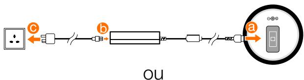 LENOVO 510S-08iRL - Connexion du cable d'alimentation - 1