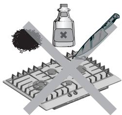 BOSCH PCK 785 DEU INOX - Normes d'utilisation pour la plaque en acier : Nettoyage et conservation NON OUI - 1