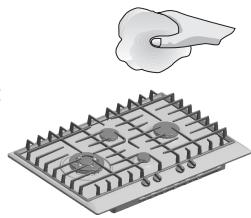 BOSCH PCK 785 DEU INOX - Normes d'utilisation pour la plaque en acier : Nettoyage et conservation NON OUI - 2