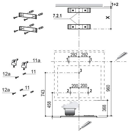 ROBLIN OMBRE NOIRE 900 - Perçage du mur et fixation des équcherres - 1