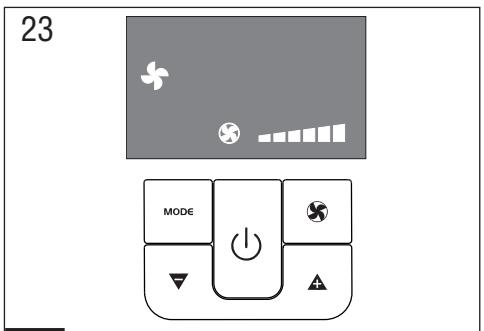 DELONGHI PAC WE17INV - Modalité ventilation (fig. 23) - 4