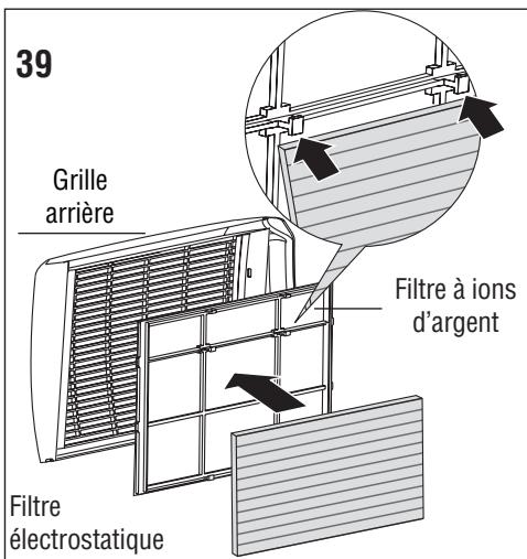 DELONGHI PAC WE17INV - Application des filtres sur la grille - 1