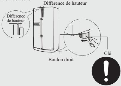HAIER HRF-660AA - Réinstallez la porte. - 7