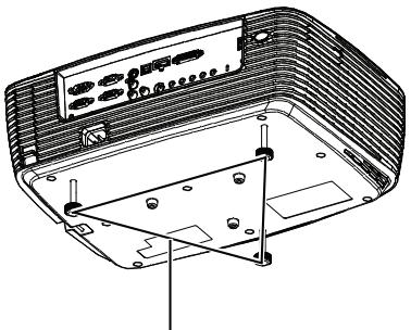 OPTOMAR HD36 - Réglage de la hauteur du projecteur - 1