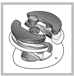 HOTPOINT-ARISTON PH 750 T AN/H - Remplacement des injecteurs sur le brûleur "deux flames" indépendantes : - 1