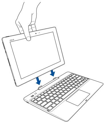 ASUS T100CHI-FGO01B - Utiliser la tablette avec le dock clavier - 1