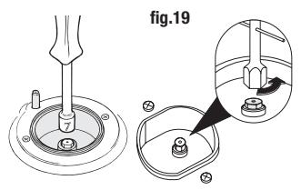 AIRLUX AA66CVIX - RéGLAGE DU MINIMUM SUR LE BRULEUR FOUR ET BRULEUR GRILL (fig. 22 page 14) - 1