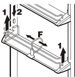 LIEBHERR CTNES 4753-2 - Pour changer de place les balconnets de porte - 1