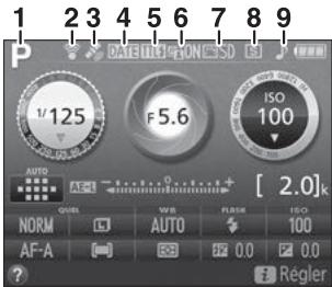 NIKON D3300+18-105VR+FT+86 - Affichage des informations - 2