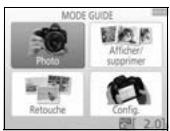 NIKON D3300+18-105VR+FT+86 - Menu du mode guide - 1