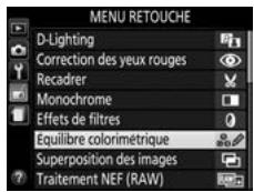 NIKON D3300+18-105VR+FT+86 - Affichez les options de retouche. - 2