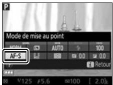 NIKON D3300+18-105VR+FT+86 - Affichez les options de mise au point. - 3