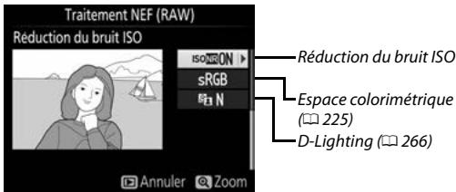 NIKON D3300+18-105VR+FT+86 - Reglez les paramètres de Traitement NEF (RAW). - 3
