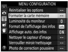 NIKON D3300+18-105VR+FT+86 - Formatage des cartes mémoire - 1