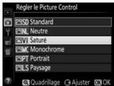 NIKON D3300+18-105VR+FT+86 - Sélectionnez un Picture Control. - 3