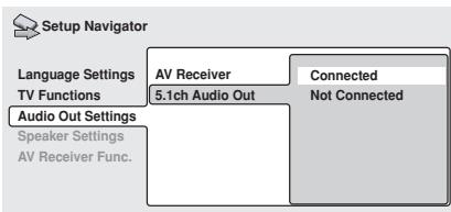 PIONEER DV 757 Al - Avez-vous connecté les sorties audio analogiques canal 5.1 à votre récepteur AV ? - 1