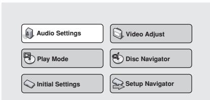 PIONEER DV 757 Al - Appuyez sur SETUP, puis selectionnez 'Audio Settings' dans l'affichage OSD. - 1