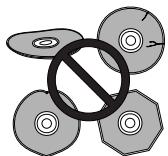 PIONEER DV 757 Al - Types de disques à évitier - 1