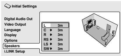 PIONEER DV 757 Al - Actionnez le joystick pour déplacer le curseur vers le haut/bas et selectionner ainsi un haut-parleur. - 1
