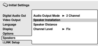 PIONEER DV 757 Al - Speaker Installation (Installation des hauts-parleurs) - 1