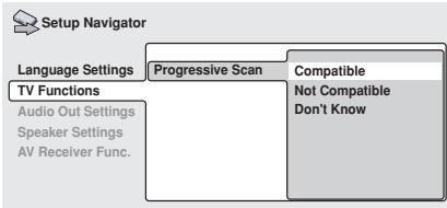 PIONEER DV 757 Al - Voiture téléviseur/moniteur est-il compatible avec la video à analyse progressive? - 1