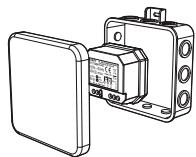 SOMFY 4241401 - RACCORDEMENT DU RÉCEPTEUR RADIO BIDIRECTIONNEL - 1
