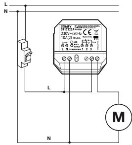 SOMFY 4241401 - RACCORDEMENT DU RÉCEPTEUR RADIO BIDIRECTIONNEL - 5
