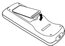 DENON DCD201S - Insertion des piles - 3