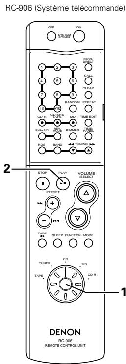 DENON DCD201S - Fonction de mise sous tension automatique (lorsque connecté aux composants de la - 1