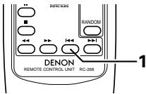 DENON DCD201S - REPRODUCTION AVANCEE D'UN DISQUE COMPACT - 9