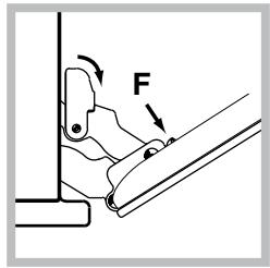 HOTPOINT F73C1WH - Nettoyage de la porte - 2