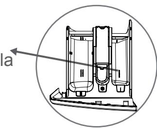 PROLINE PFL 100 WF-1 - Compartiment à lessive de prélavage : - 2