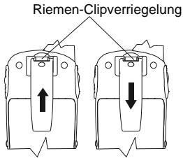 BRONDI FX400 PROFESSIONAL - Den Riemen-Clips installieren - 1