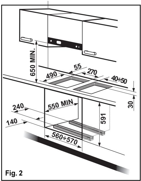 FAURE DPE 026 W - Encastrement - 3