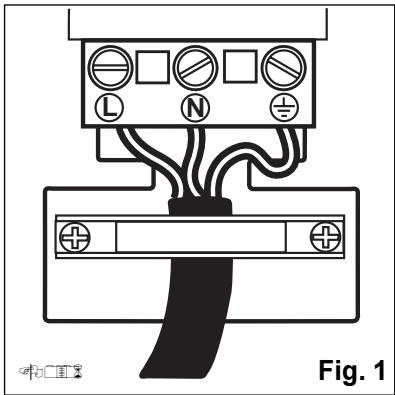 FAURE DPE 026 W - Raccordement électrique à la plaque à bornes - 1