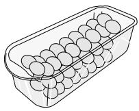 LG-GOLDSTAR GC-P207TLQAC - Casier à oeufs (sur certains modèles uniquement) - 1